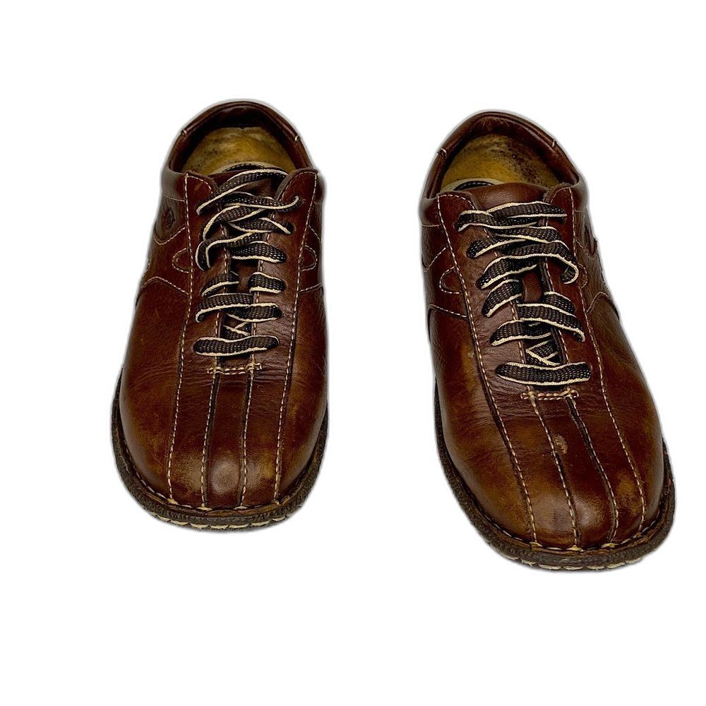 Born Leather Oxford Shoes 6.5 / 37 Brown‎ Lace Up Comfort Walking Casual